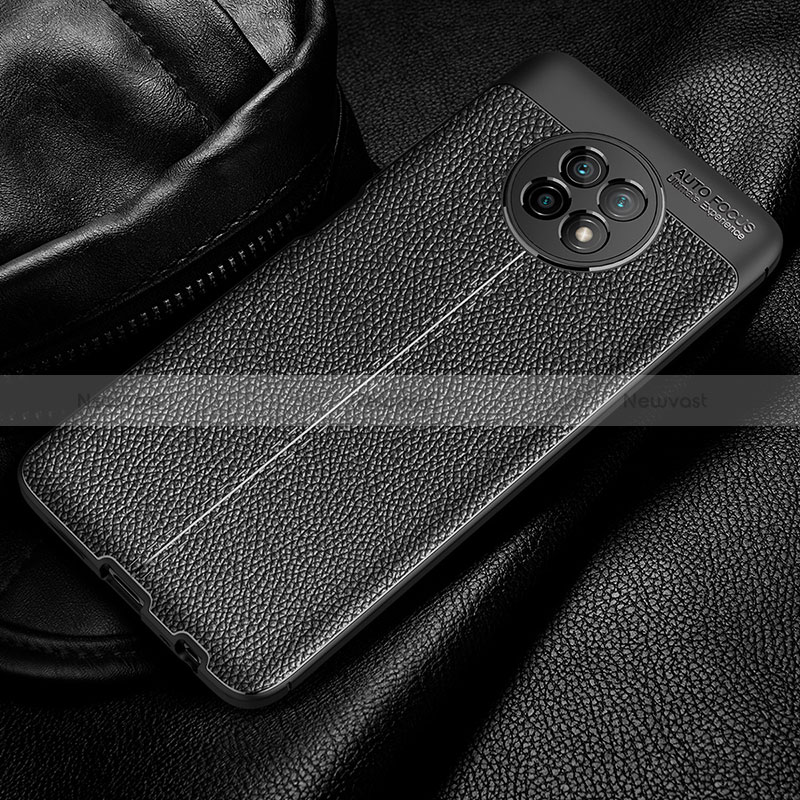 Soft Silicone Gel Leather Snap On Case Cover for Xiaomi Redmi Note 9T 5G