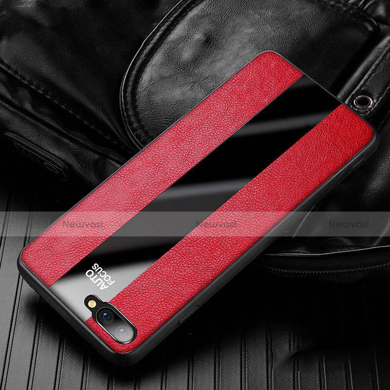 Soft Silicone Gel Leather Snap On Case Cover H01 for Oppo R17 Neo