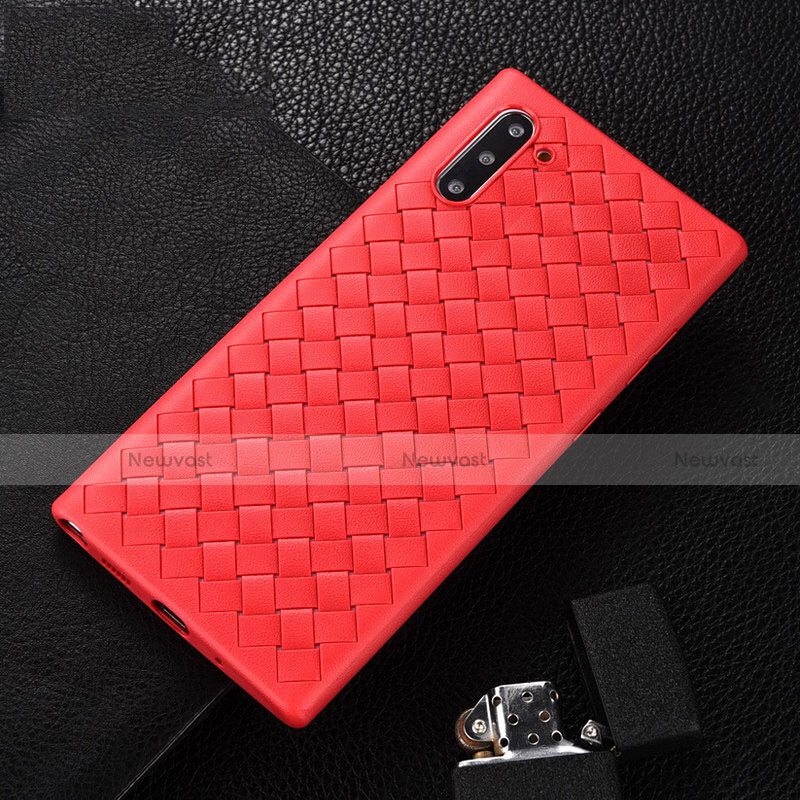 Soft Silicone Gel Leather Snap On Case Cover H01 for Samsung Galaxy Note 10 5G