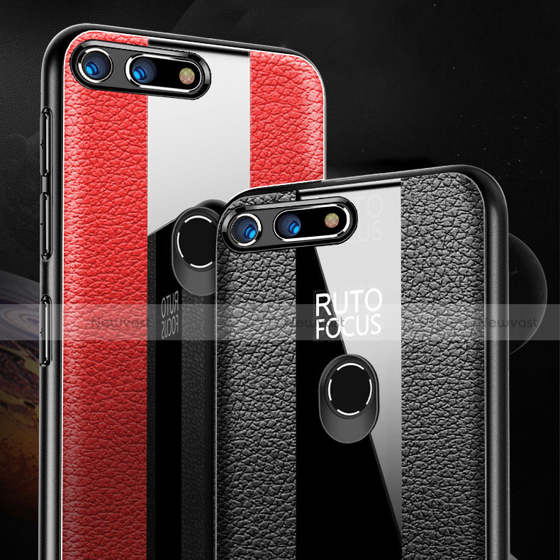 Soft Silicone Gel Leather Snap On Case Cover H02 for Huawei Honor View 20