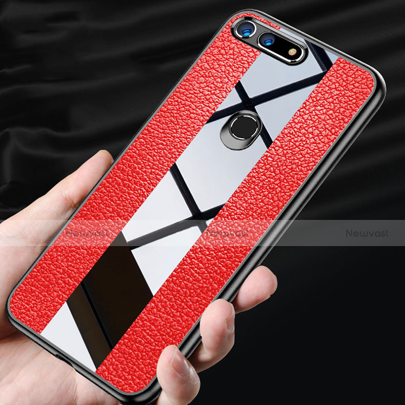 Soft Silicone Gel Leather Snap On Case Cover H02 for Huawei Honor View 20