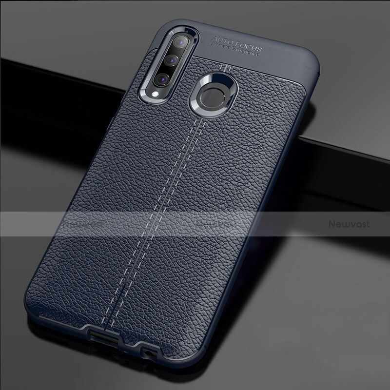 Soft Silicone Gel Leather Snap On Case Cover H02 for Huawei P Smart+ Plus (2019)