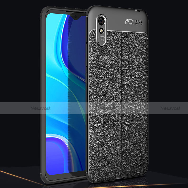 Soft Silicone Gel Leather Snap On Case Cover H02 for Xiaomi Redmi 9A