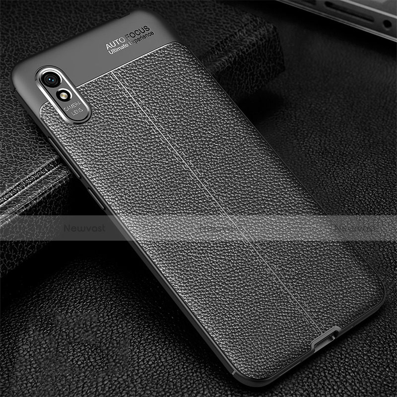 Soft Silicone Gel Leather Snap On Case Cover H02 for Xiaomi Redmi 9i