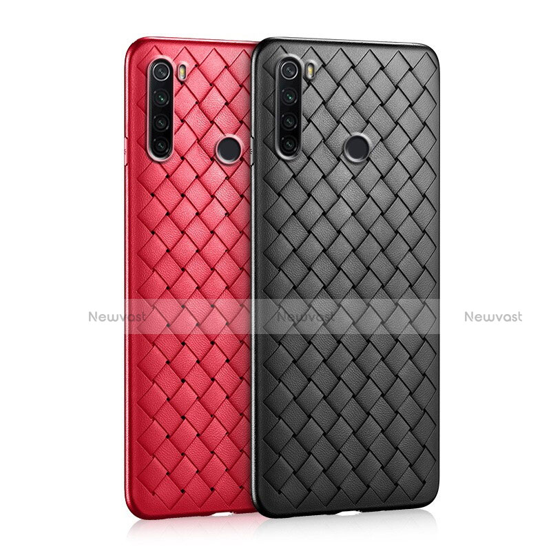 Soft Silicone Gel Leather Snap On Case Cover H02 for Xiaomi Redmi Note 8 (2021)