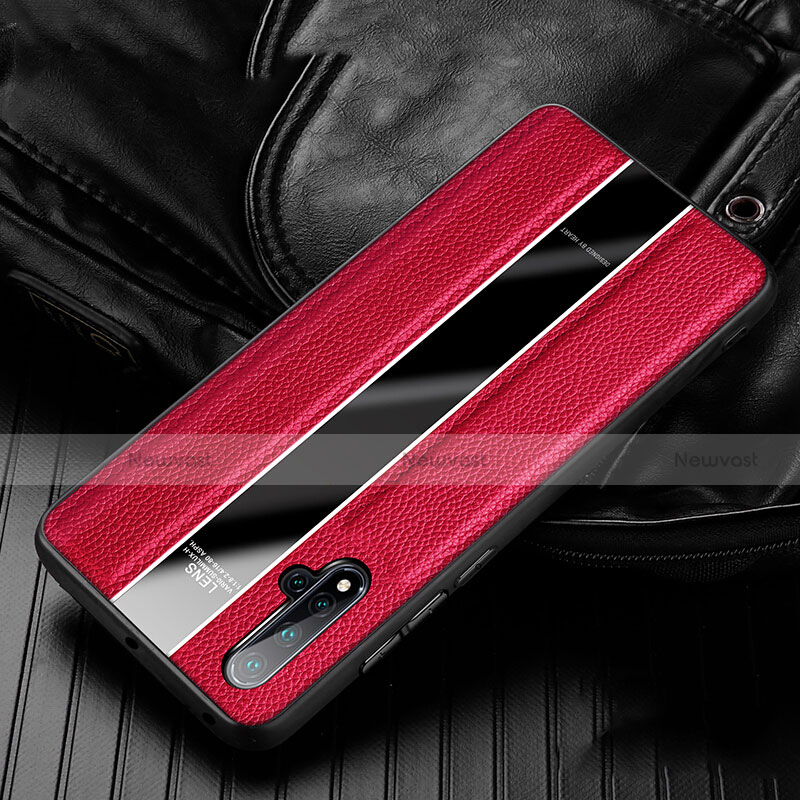 Soft Silicone Gel Leather Snap On Case Cover H03 for Huawei Nova 5 Pro
