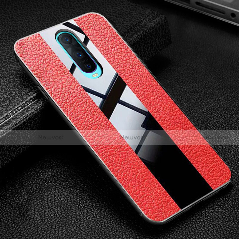 Soft Silicone Gel Leather Snap On Case Cover H03 for Oppo RX17 Pro
