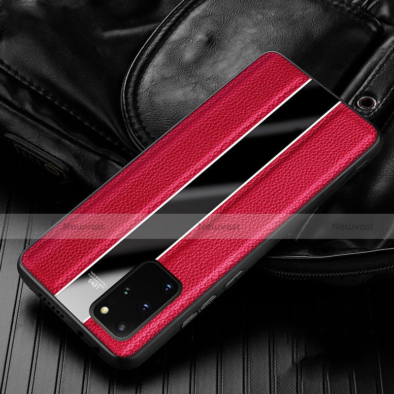 Soft Silicone Gel Leather Snap On Case Cover H03 for Samsung Galaxy S20 Plus