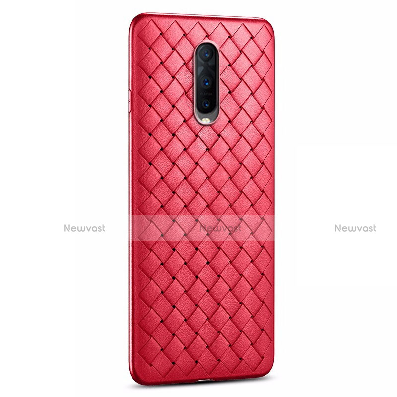 Soft Silicone Gel Leather Snap On Case Cover H04 for Oppo R17 Pro