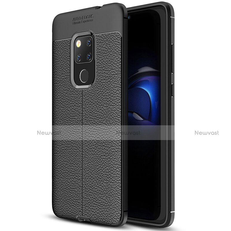 Soft Silicone Gel Leather Snap On Case Cover H05 for Huawei Mate 20 X 5G