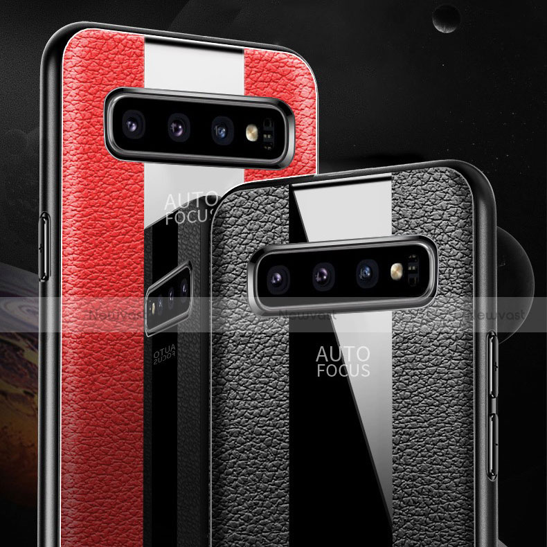 Soft Silicone Gel Leather Snap On Case Cover L01 for Samsung Galaxy S10 5G