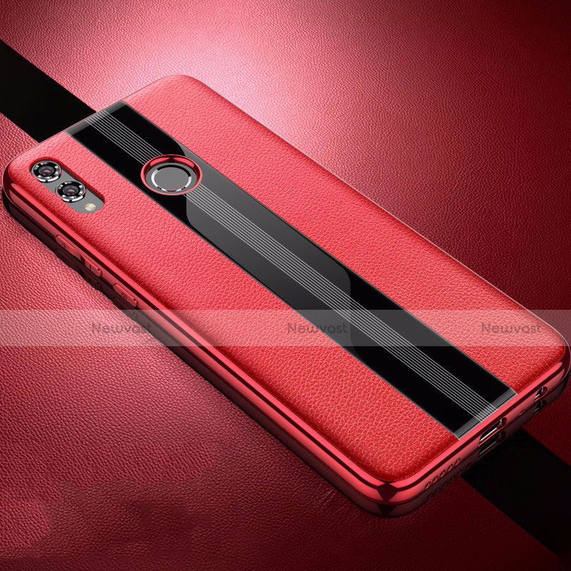 Soft Silicone Gel Leather Snap On Case Cover S01 for Huawei Honor View 10 Lite