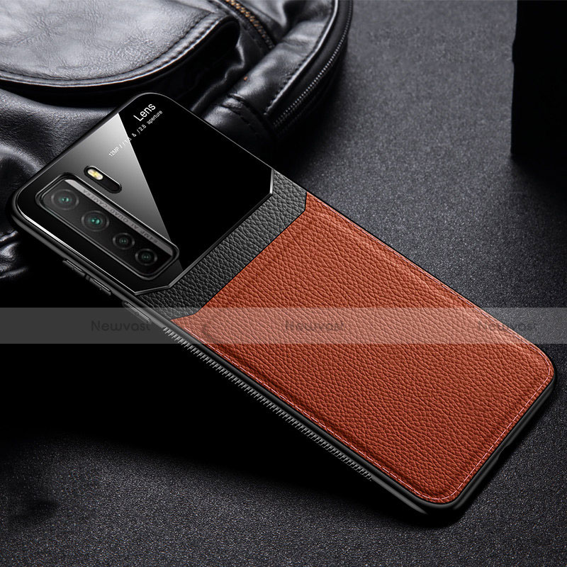 Soft Silicone Gel Leather Snap On Case Cover S01 for Huawei P40 Lite 5G