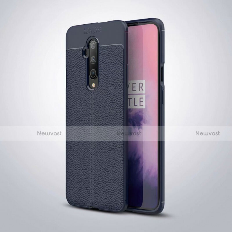 Soft Silicone Gel Leather Snap On Case Cover S01 for OnePlus 7T Pro 5G