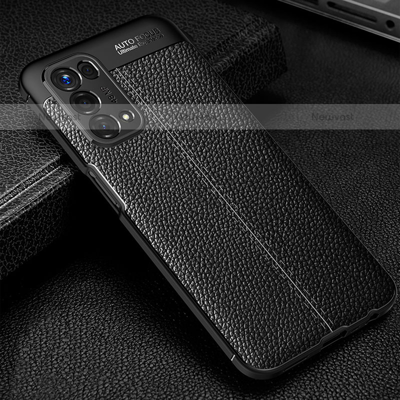 Soft Silicone Gel Leather Snap On Case Cover S01 for OnePlus Nord N200 5G