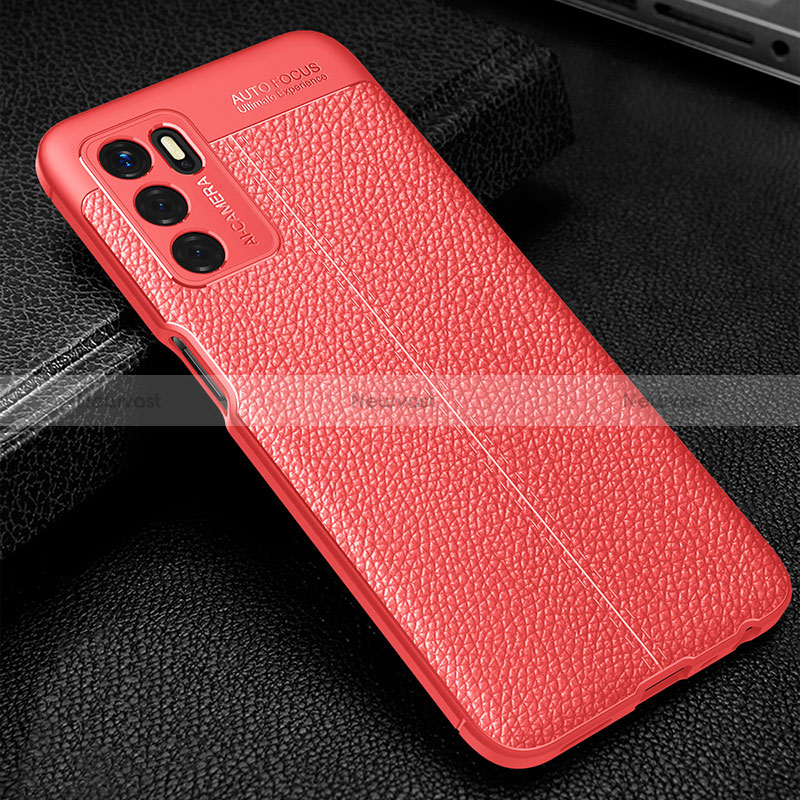 Soft Silicone Gel Leather Snap On Case Cover S01 for Oppo A16s
