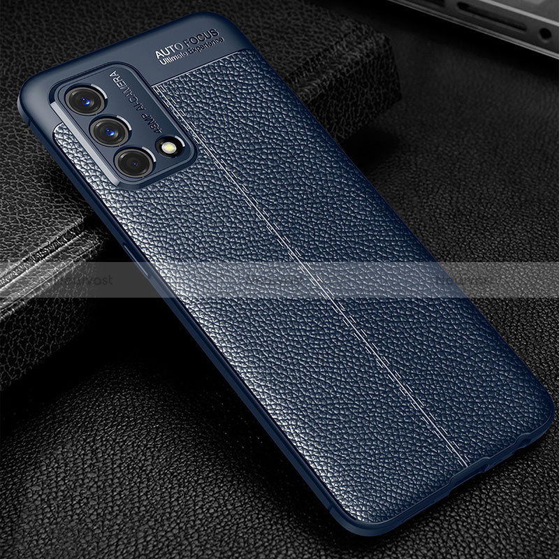 Soft Silicone Gel Leather Snap On Case Cover S01 for Oppo A95 4G