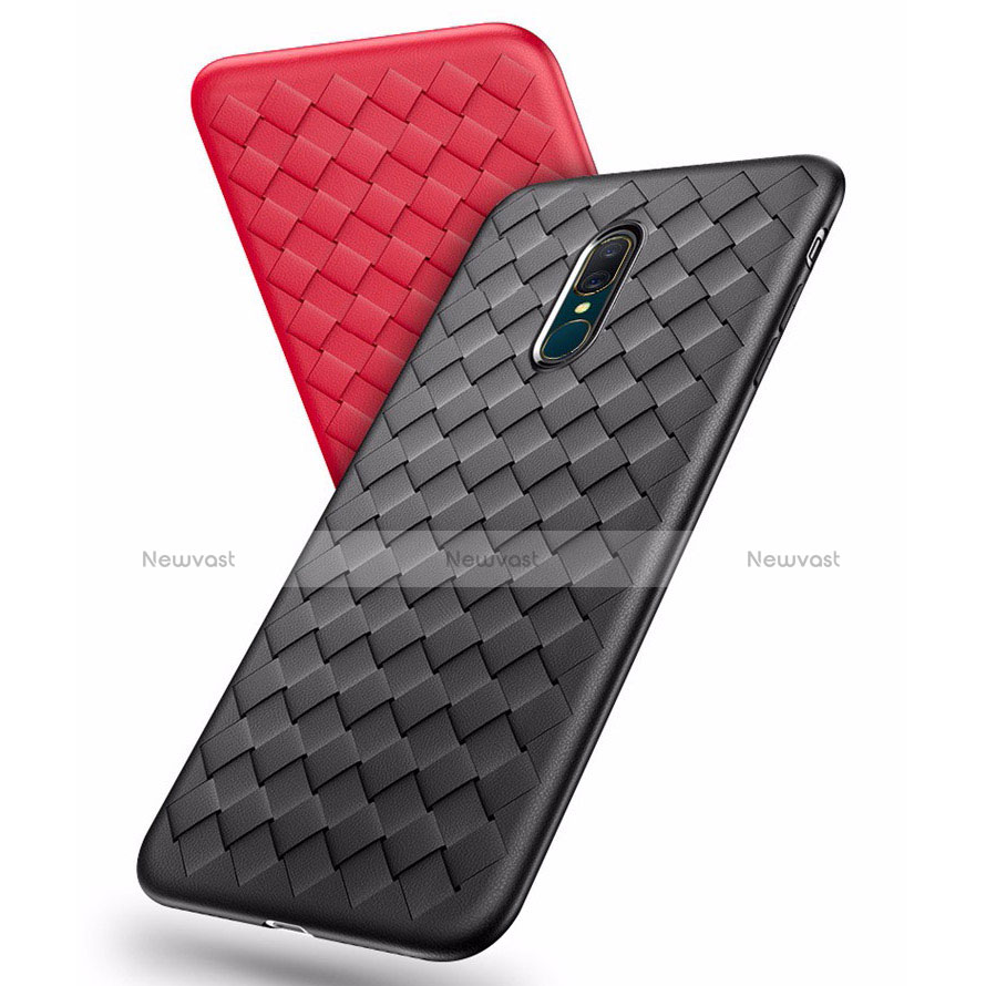 Soft Silicone Gel Leather Snap On Case Cover S01 for Oppo A9X