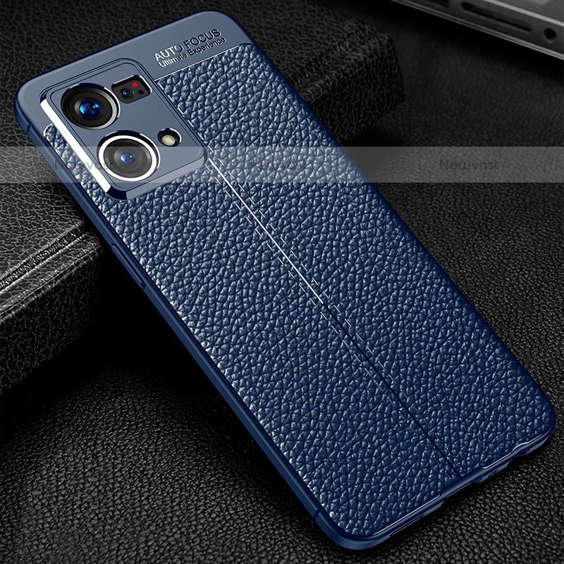 Soft Silicone Gel Leather Snap On Case Cover S01 for Oppo F21 Pro 4G