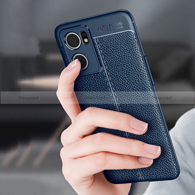 Soft Silicone Gel Leather Snap On Case Cover S01 for Oppo Find X5 Lite 5G