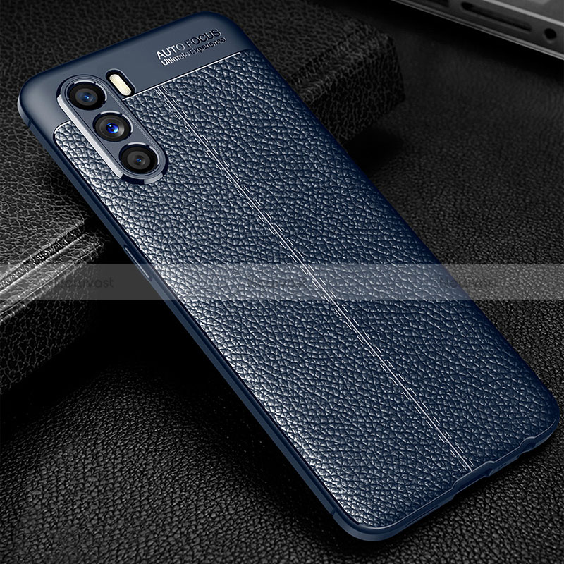 Soft Silicone Gel Leather Snap On Case Cover S01 for Oppo K9 Pro 5G