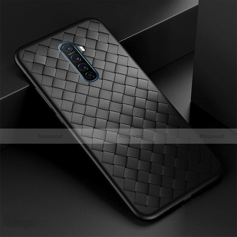 Soft Silicone Gel Leather Snap On Case Cover S01 for Oppo Reno Ace