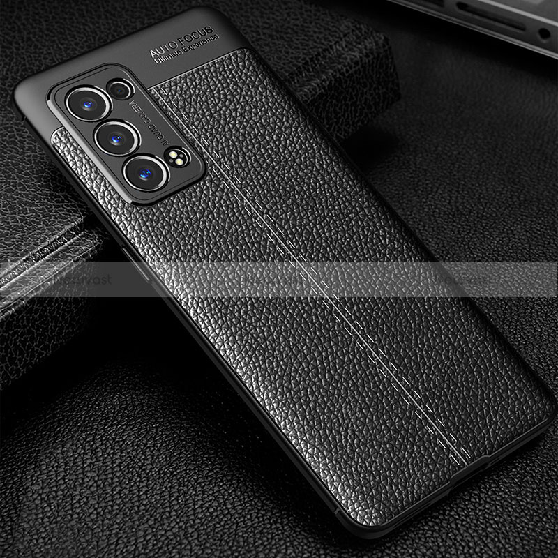 Soft Silicone Gel Leather Snap On Case Cover S01 for Oppo Reno6 Pro+ Plus 5G