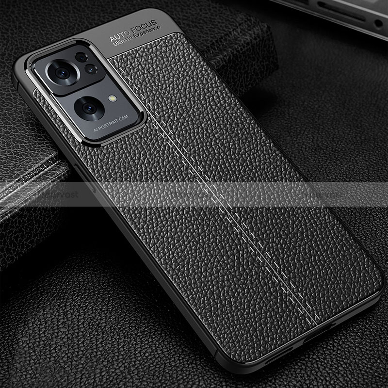 Soft Silicone Gel Leather Snap On Case Cover S01 for Oppo Reno7 Pro 5G