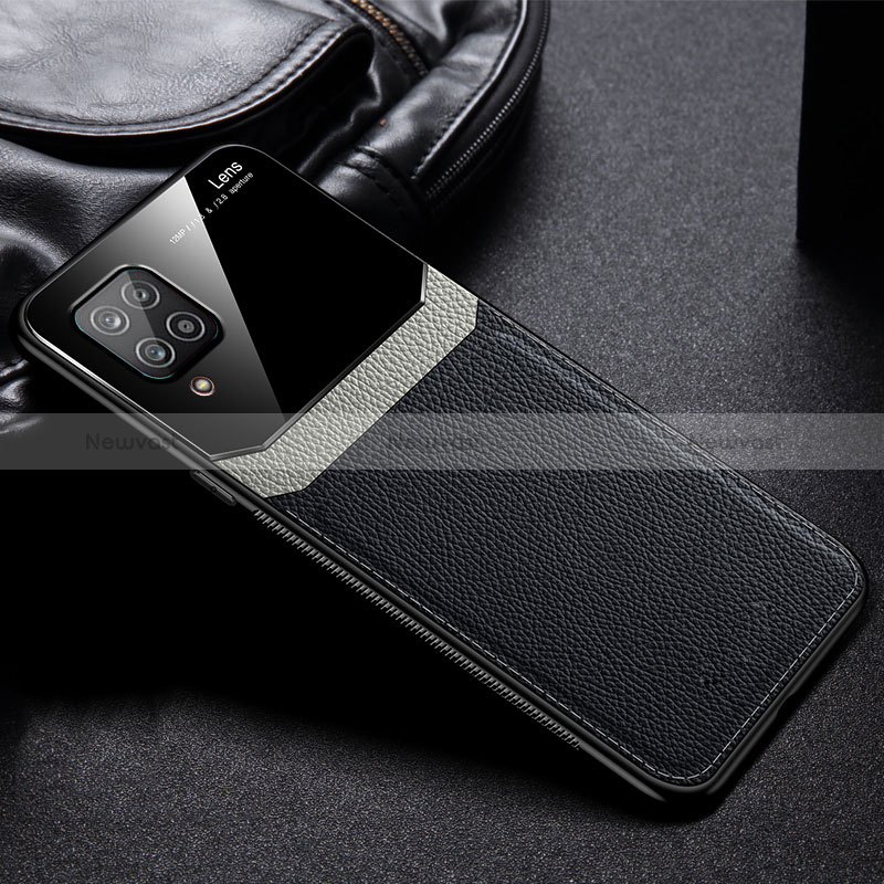 Soft Silicone Gel Leather Snap On Case Cover S01 for Samsung Galaxy A12 5G
