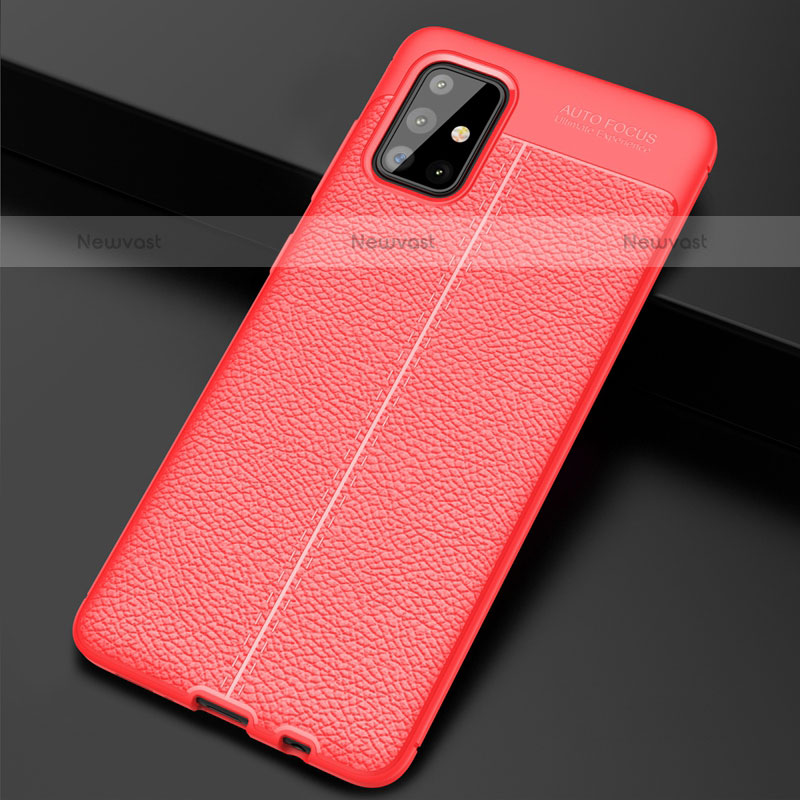 Soft Silicone Gel Leather Snap On Case Cover S01 for Samsung Galaxy A71 4G A715