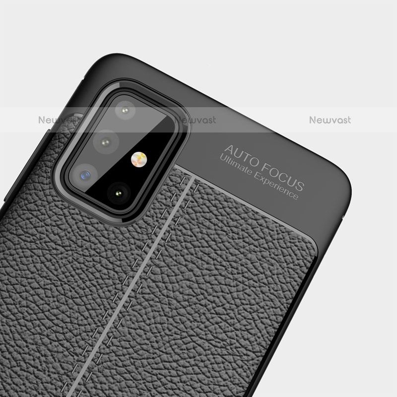 Soft Silicone Gel Leather Snap On Case Cover S01 for Samsung Galaxy A71 4G A715