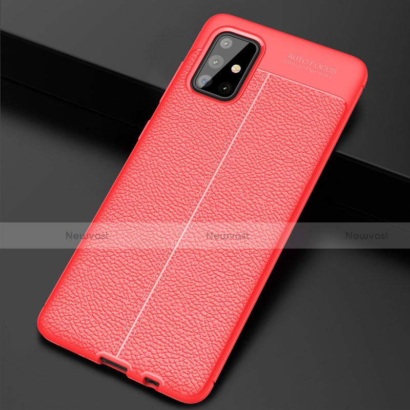 Soft Silicone Gel Leather Snap On Case Cover S01 for Samsung Galaxy A71 5G