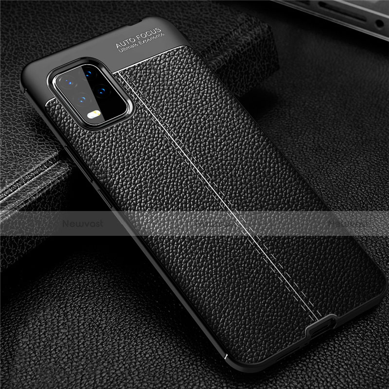 Soft Silicone Gel Leather Snap On Case Cover S01 for Xiaomi Mi 10 Lite