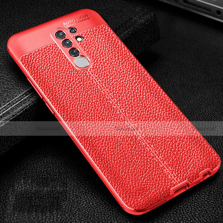 Soft Silicone Gel Leather Snap On Case Cover S01 for Xiaomi Redmi 9