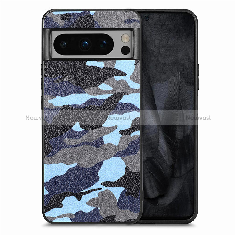 Soft Silicone Gel Leather Snap On Case Cover S01D for Google Pixel 8 Pro 5G