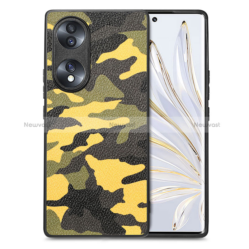 Soft Silicone Gel Leather Snap On Case Cover S01D for Huawei Honor 70 5G