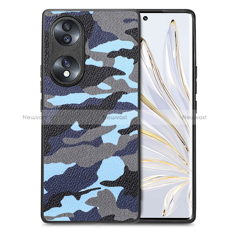 Soft Silicone Gel Leather Snap On Case Cover S01D for Huawei Honor 70 5G