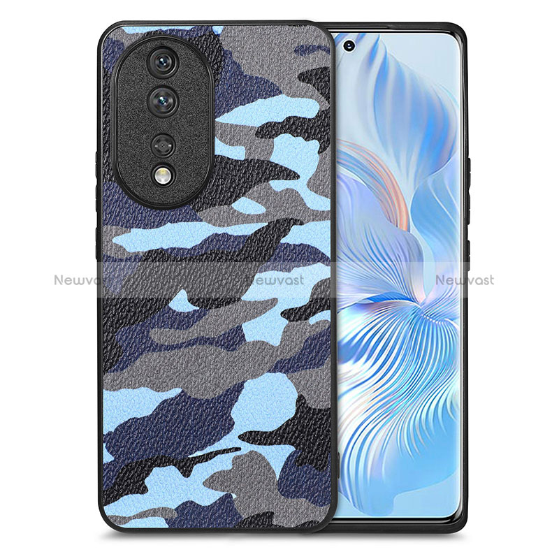 Soft Silicone Gel Leather Snap On Case Cover S01D for Huawei Honor 80 5G