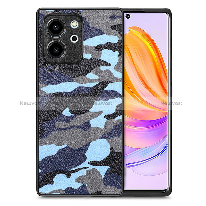 Soft Silicone Gel Leather Snap On Case Cover S01D for Huawei Honor 80 SE 5G