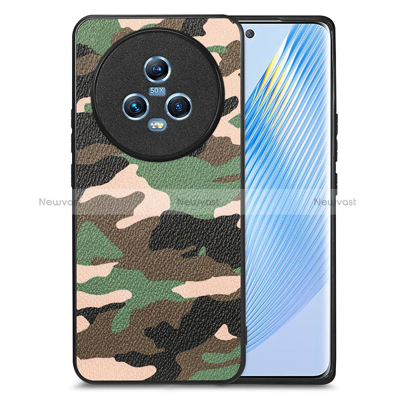 Soft Silicone Gel Leather Snap On Case Cover S01D for Huawei Honor Magic5 5G