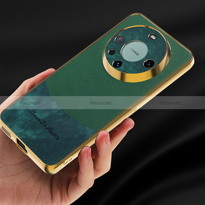 Soft Silicone Gel Leather Snap On Case Cover S01D for Huawei Mate 60