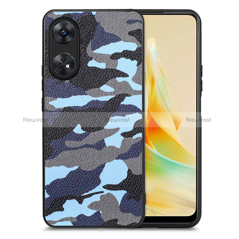 Soft Silicone Gel Leather Snap On Case Cover S01D for Oppo Reno8 T 4G