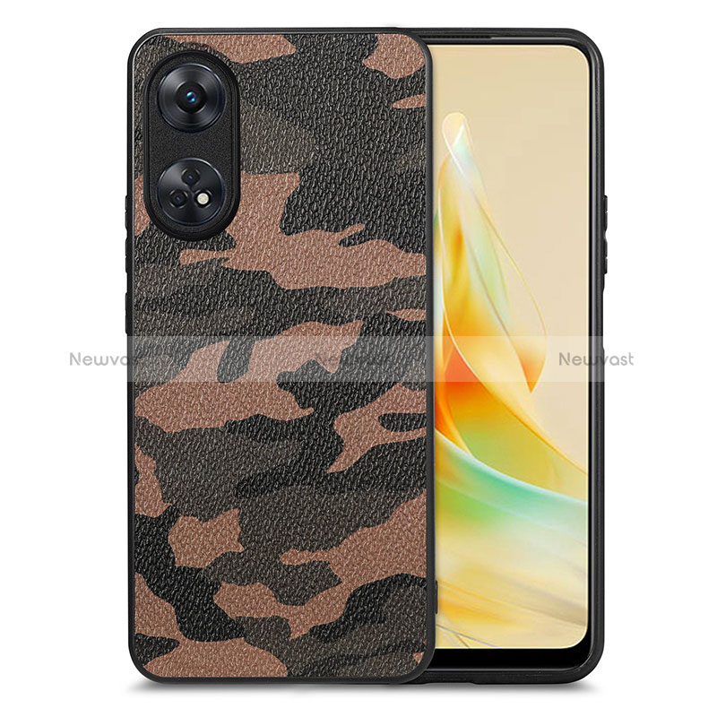 Soft Silicone Gel Leather Snap On Case Cover S01D for Oppo Reno8 T 4G