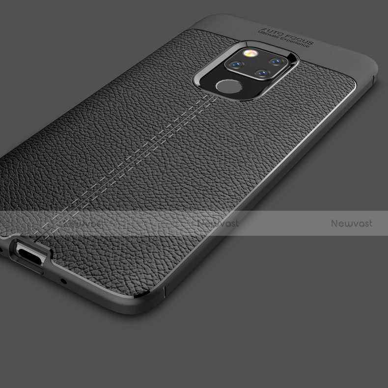 Soft Silicone Gel Leather Snap On Case Cover S02 for Huawei Mate 20