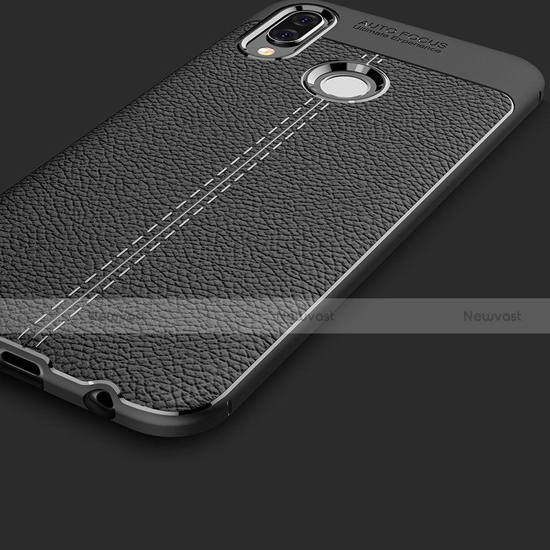 Soft Silicone Gel Leather Snap On Case Cover S02 for Huawei Nova 3e