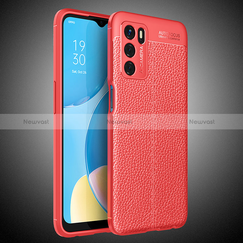 Soft Silicone Gel Leather Snap On Case Cover S02 for Oppo A16s