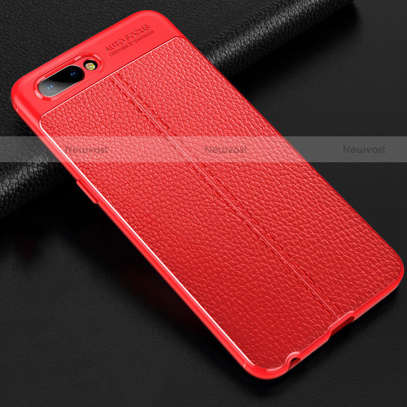 Soft Silicone Gel Leather Snap On Case Cover S02 for Oppo A5