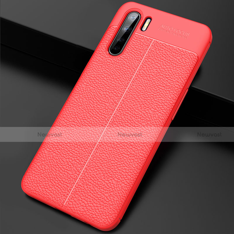 Soft Silicone Gel Leather Snap On Case Cover S02 for Oppo A91