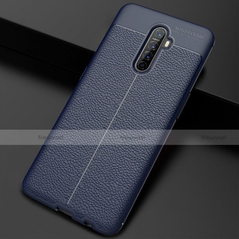 Soft Silicone Gel Leather Snap On Case Cover S02 for Oppo Reno Ace