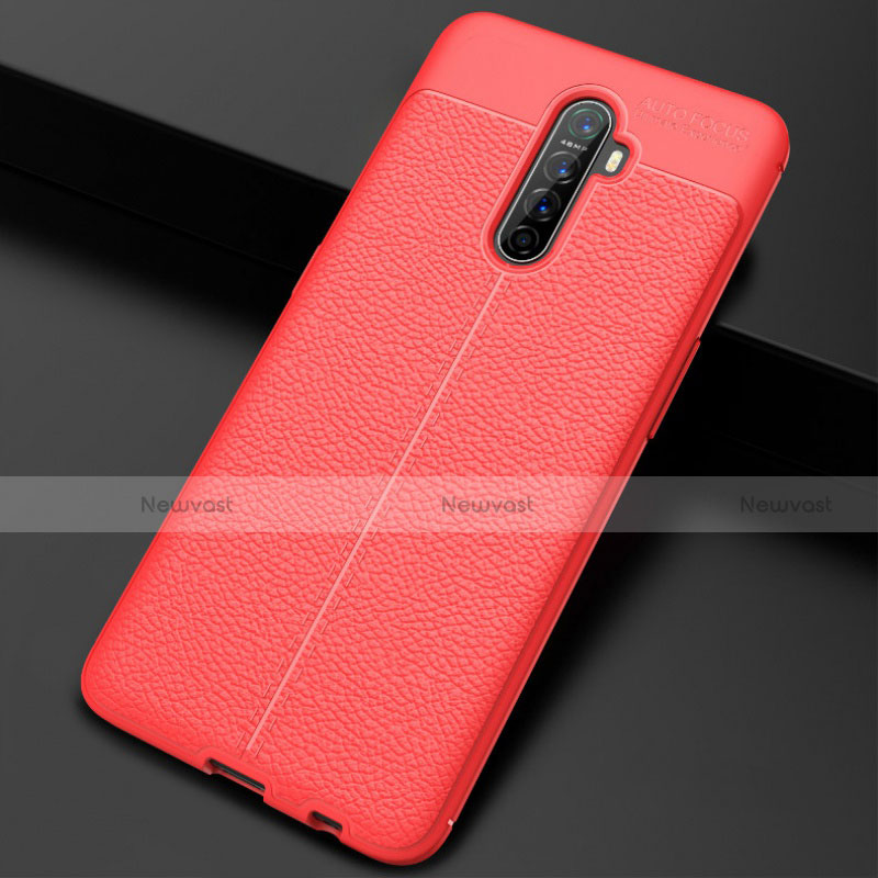 Soft Silicone Gel Leather Snap On Case Cover S02 for Oppo Reno Ace